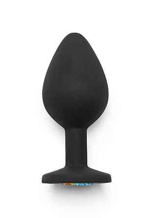Анальная пробка средняя Rainbow Booty Jewel M Toy Joy Sex Aura Киев
