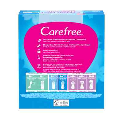 Ежедневные прокладки Carefree Cotton Feel Flexiform Без аромата 56 шт. (3574661482194) Винница