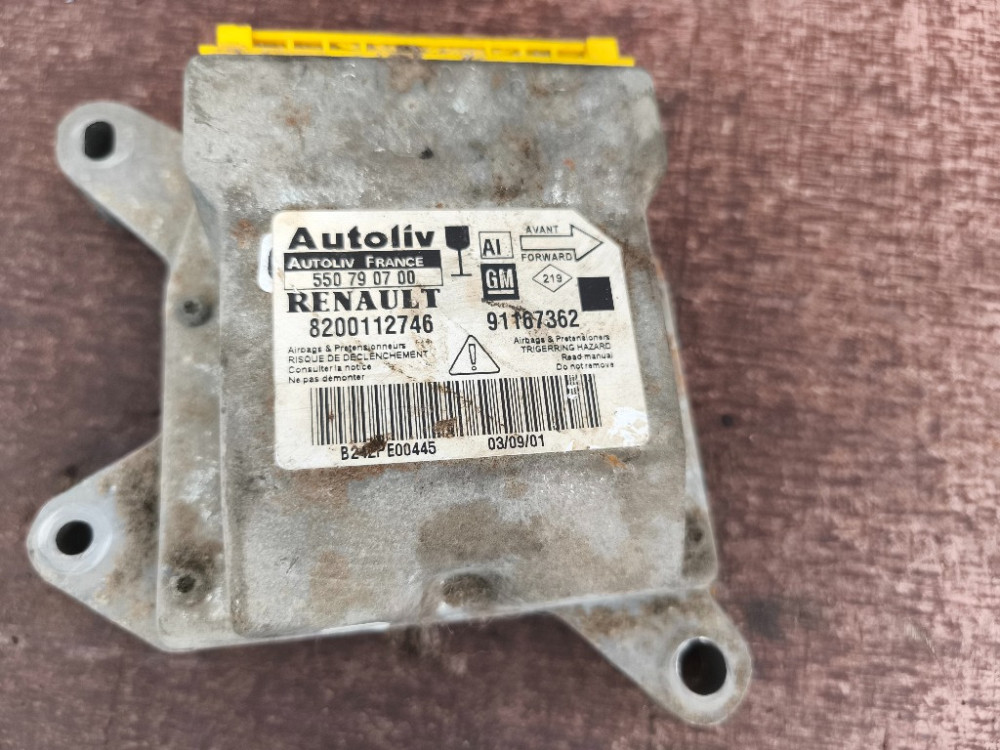 Блок керування AirBag Renault Trafic 2001-2013 (8200112746) Ковель - изображение 2