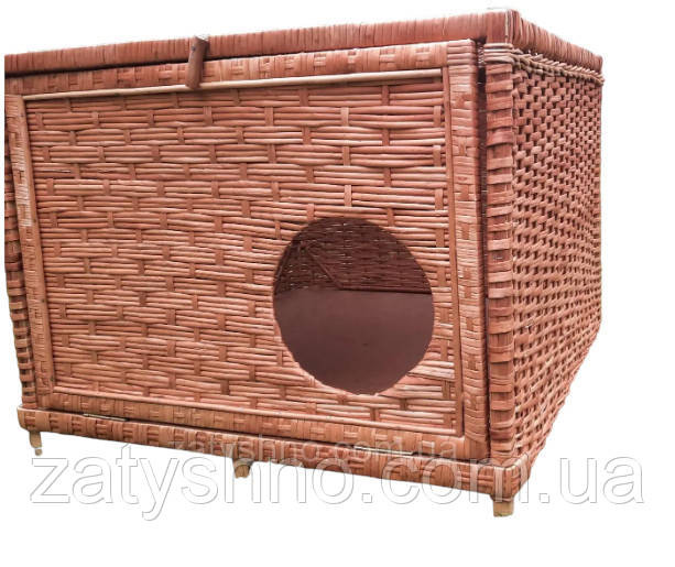 Буда-будинок плетена кавова для кішки, собаки Київ - фото 1