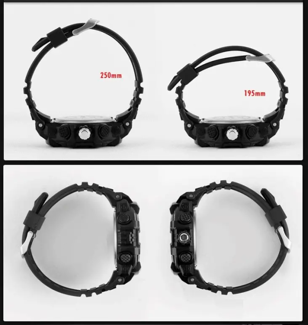 Мужские наручные часы Skmei 1164 (Черные) Винница - изображение 10