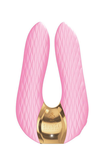 Вибратор для клитора Shunga Aiko Light Pink, гибкие кончики Sex Aura Киев - изображение 1