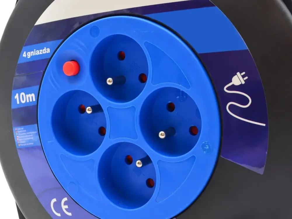 Удлинитель AL-FA ALECR10M – электрический, длина 10 м, 4 розетки, 3x1.0 мм2 Львов - изображение 2