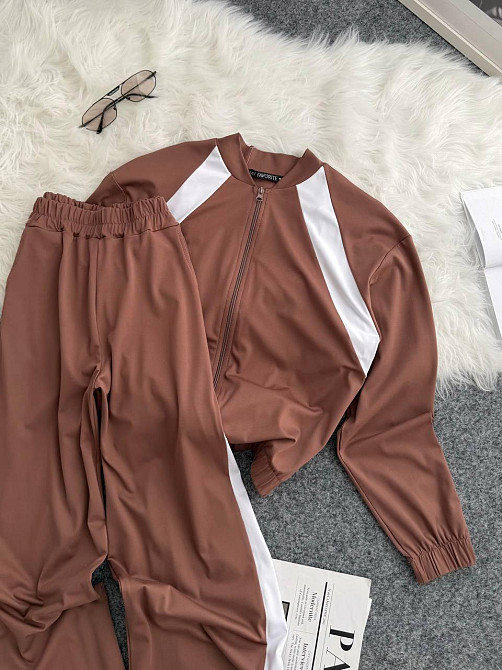 Жіночий прогулянковий костюм-двійка: кофта та штани трикотаж Моко, 42/44 Одеса - фото 8