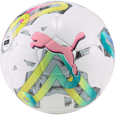 М&apos;яч футбольний Puma Orbita 4 HYB (FIFA Basic) Уні 5 Білий / Рожевий / Мультиколор (4065449751452) Вінниця - фото 1
