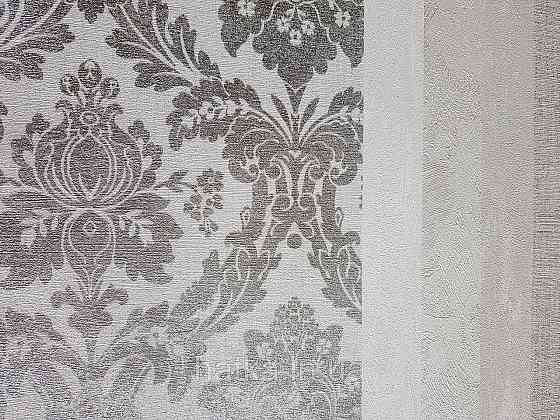 Шовілові на флізеліні AS creation Perfect 1.06Х10 класика вензель срібло бронза на світло бронзу Київ