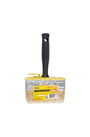 Макловиця MASTERTOOL 120х30х40 мм натуральна щетина з пластиковою ручкою 91-9612 Коломия