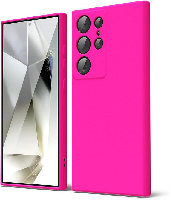 Samsung S25 Ultra S938 Чохол силіконовий Мікрофібра (яскравий) Одеса - фото 1