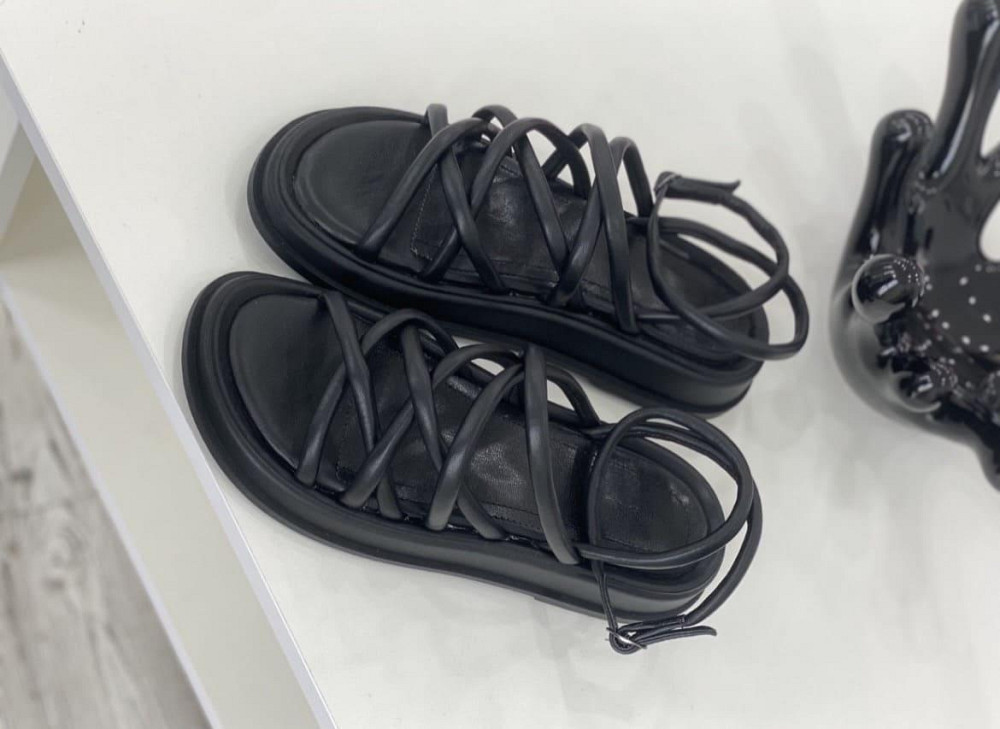 Olli Босоніжки жіночі OLLI 95-0110 чорні (літо, шкіра натуральна) (4695) 38р.39р. Коломыя - изображение 4