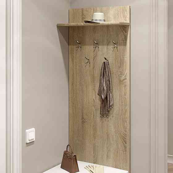 Вешалка на стену Эверест Соната-600 60х130 см Дуб сонома (DTM-2120) Львов