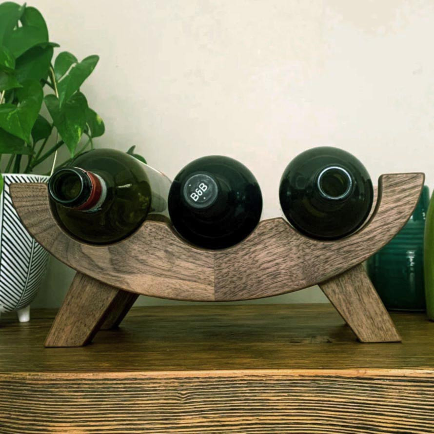 Настольная винная полка 