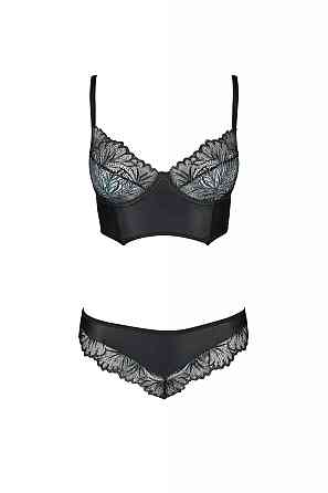 Комплект белья бикини, кружевной black S/M ASTRIDA BIKINI - Passion Sex Aura Киев