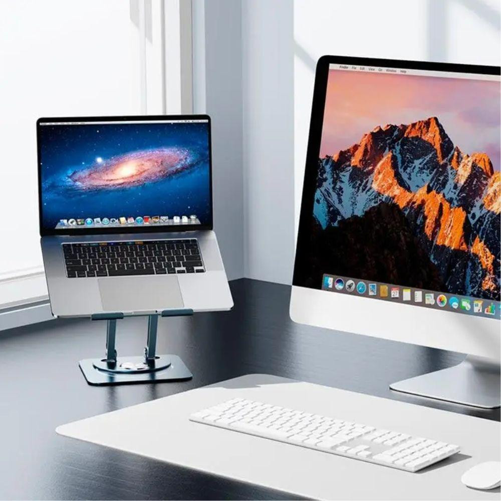 Підставка для ноутбука Baseus UltraStable Pro Series Rotatable and Foldable Laptop Stand (Three-Fold Version) Space Grey Київ - фото 8