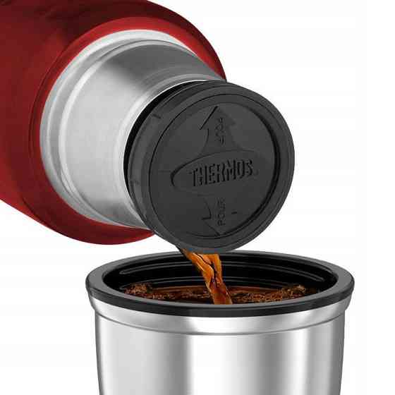 Универсальный Термос 1.2 литра с ручкой для напитков Thermos 