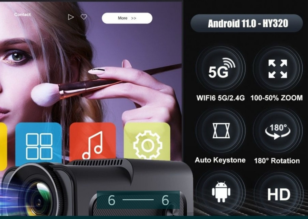 Проєктор Smart MAGCUBIC HY 320. Харків - фото 5