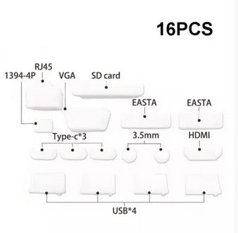 Заглушки для ноутбука белые Киев - изображение 1