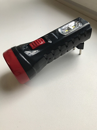 Ліхтар ручний LED TIROSS TS-1129 – 2 з вбудованим акумулятором 500 mAh кемпінгова лампа світить до 1 Кам'янське - фото 9
