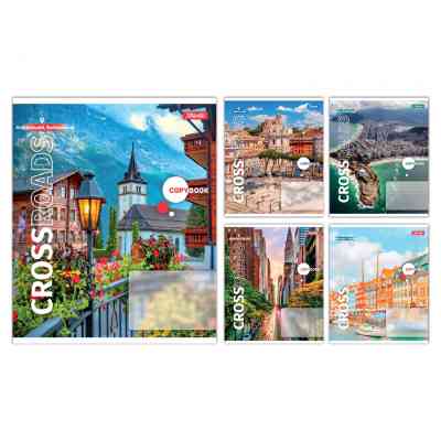 Зошит 1 вересня Crossroads А5 48 аркушів клітинка (768090) Вінниця