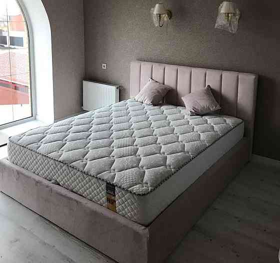 Ліжко Двоспальне Arabela Comfort 180 x 190 см Simple З підйомним механізмом та нішою для білизни Мокко Київ