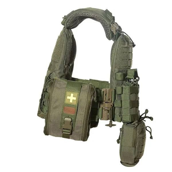 Тактический комплект плитоноски М7 с 7 подсумками (без плит) Оливковый Винница - изображение 3