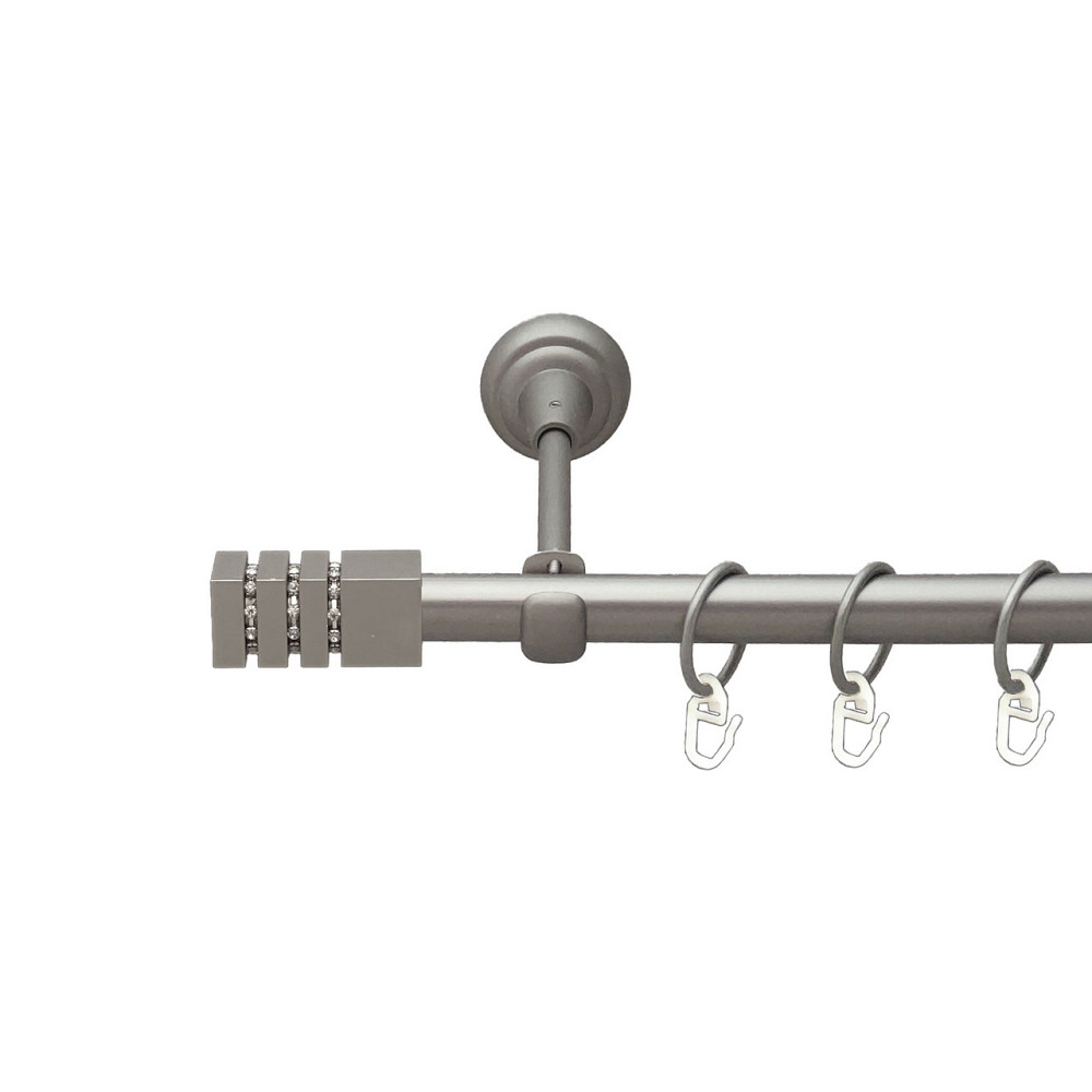 Карниз Orvit Ацтека металевий однорядний відкритий Сатин 19 мм 200 см (00-00015189) Львів - фото 1