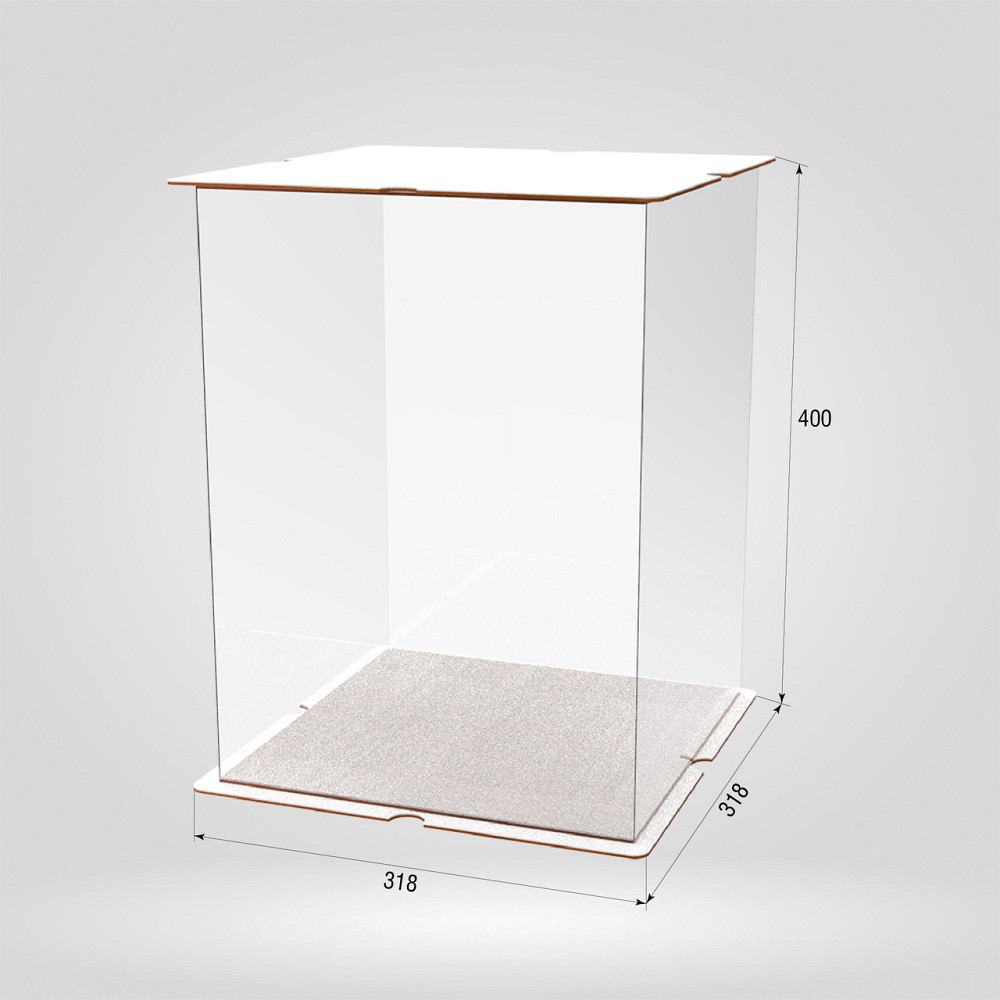 Коробка для тортів, квітів та подарунків EKOSTAR 290х290х400 Київ - фото 2