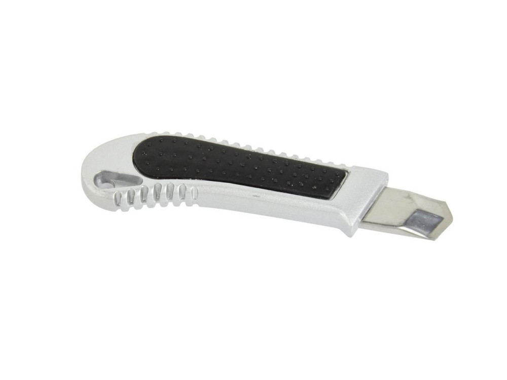 Ніж канцелярський "GeKo" на ламані леза 18мм алюмінієва ручка, typ-4 Київ - фото 3