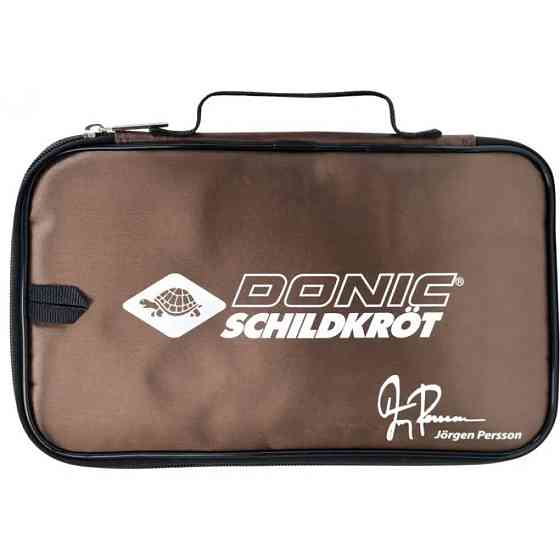 Набор для пинг-понга Donic Persson 500 cork 2-player set (2ракетки+чехол+3мягкая) 788490 Вишнёвое