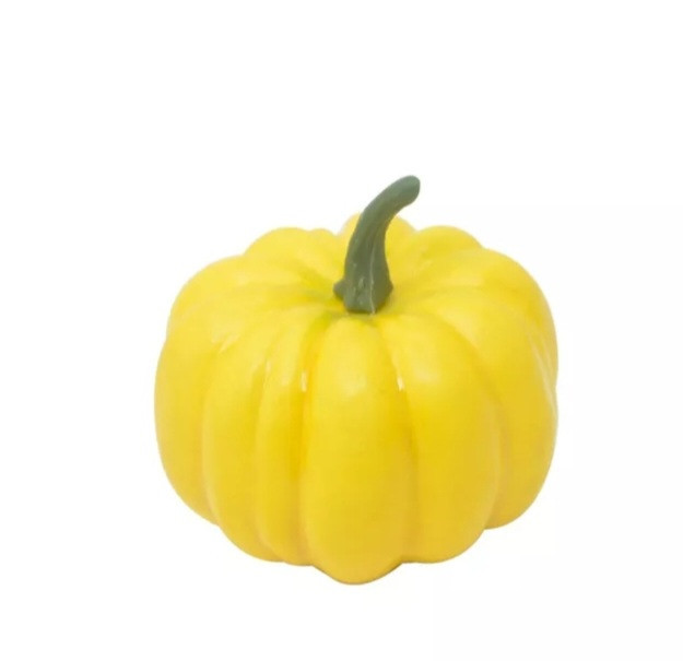 Тыква на Хэллоуин маленькая 8 см желтый Киев - изображение 2