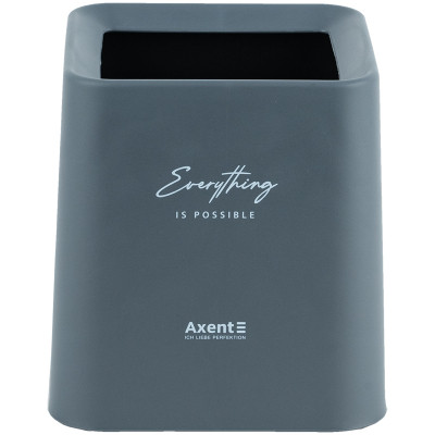 Кошик для паперів Axent Настільний контейнер для сміття, квадратний, сірий (2132-03-A) Вінниця - фото 1