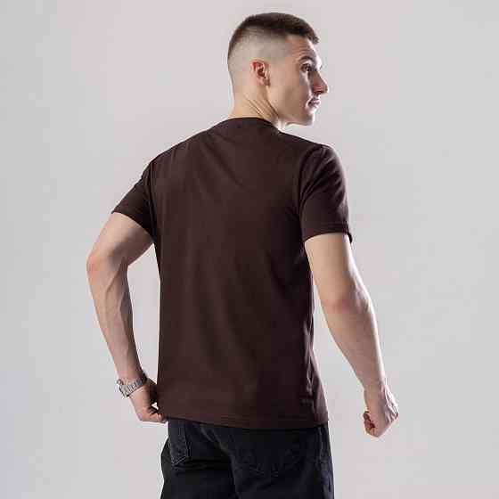 Чоловіча футболка бавовняна Pobedov Peremoga шоколадна Київ