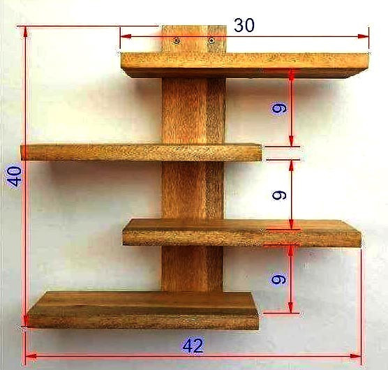 Настінна полиця "Вентура" мускат Миколаїв - фото 1