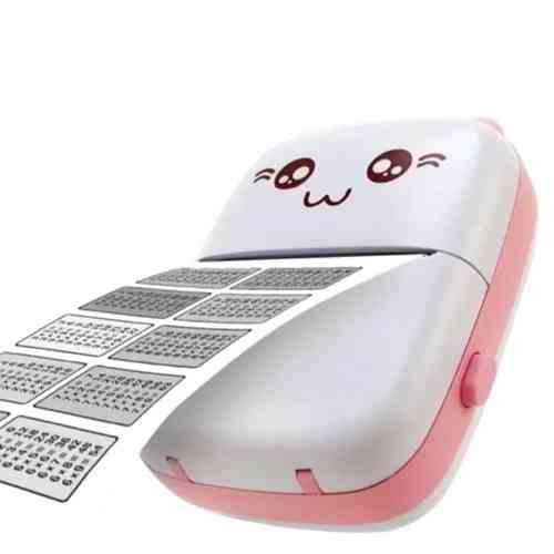 Термопринтер карманный для печати с телефона, Bluetooth, 1000мАч, цвета Киев