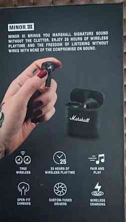 Навушники Marshall Minor 3 lux. Харків