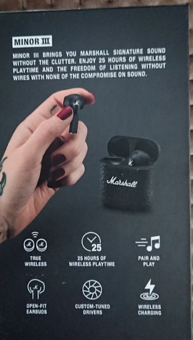 Навушники Marshall Minor 3 lux. Харків - фото 1