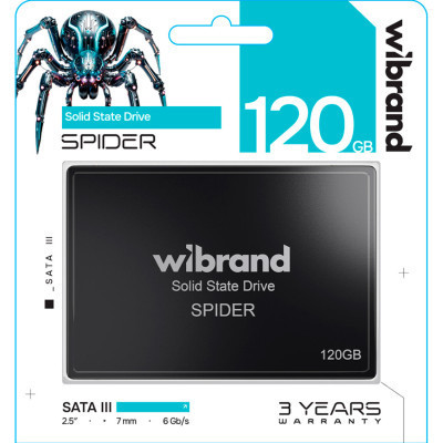 Накопитель SSD 2.5" 120GB Spider Wibrand (WI2.5SSD/SP120GB) Винница - изображение 2