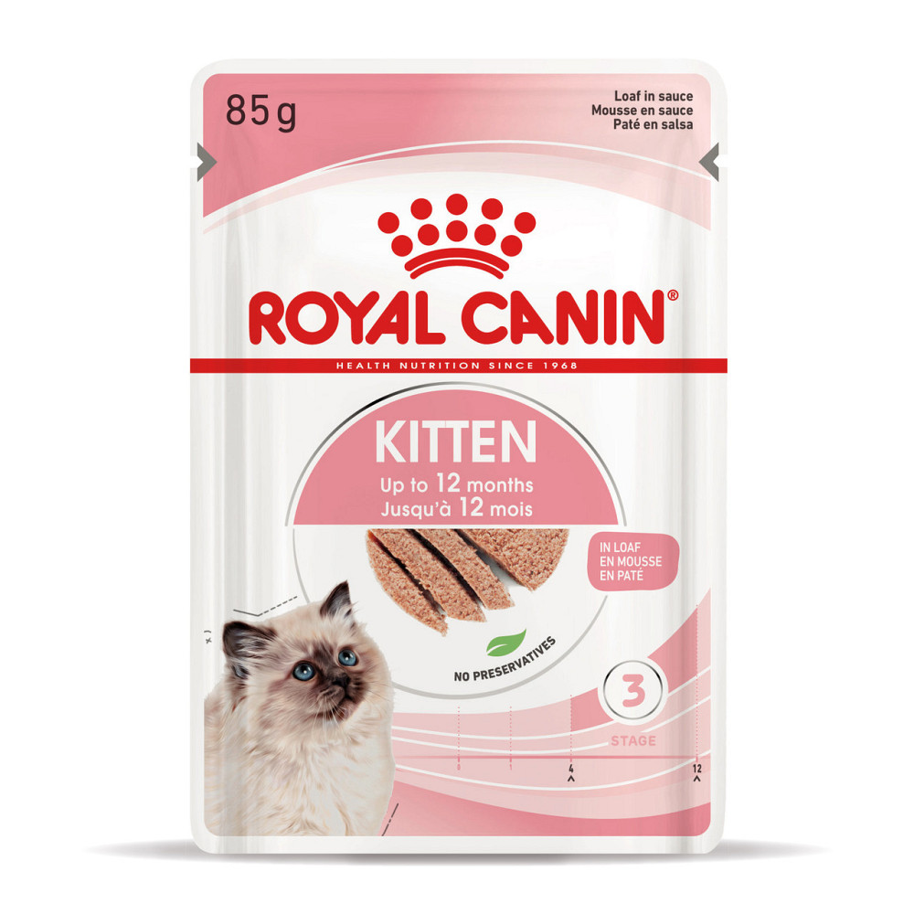 Вологий корм для кошенят (паштет) ROYAL CANIN KITTEN LOAF 0.085 кг Київ - фото 1