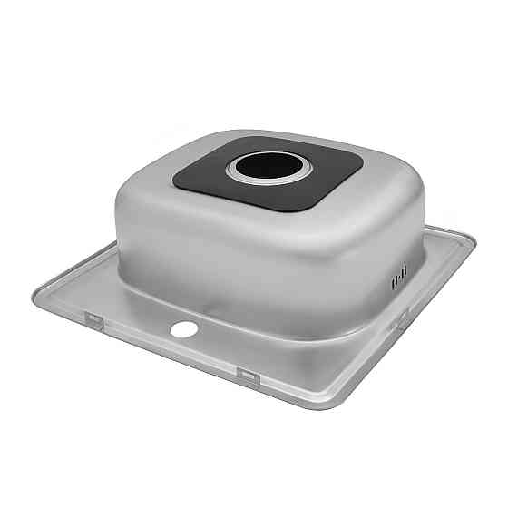 Кухонная мойка с нержавеющей стали Kroner KRP Satin - 48х48 (0.6 мм) Киев