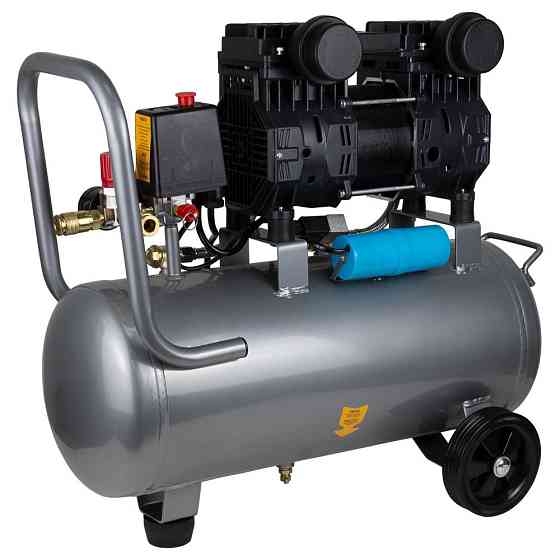 Компрессор двухцилиндровый безмасляный 1.5кВт 250л/мин 8бар 30л SIGMA (7042541) Киев