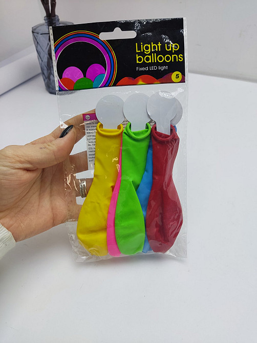 Повітряні led кульки 5 шт Луцьк - фото 1