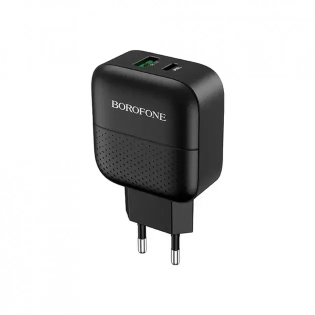 Мережевий зарядний пристрій Borofone BA46A 220В QC3.0, 22Вт, швидка зарядка для смартфонів, планшетів та гаджетів Одеса - фото 6