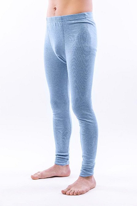 Чоловічі підштаники кальсони блакитний колір топ Крохатушка одяг Київ - фото 1