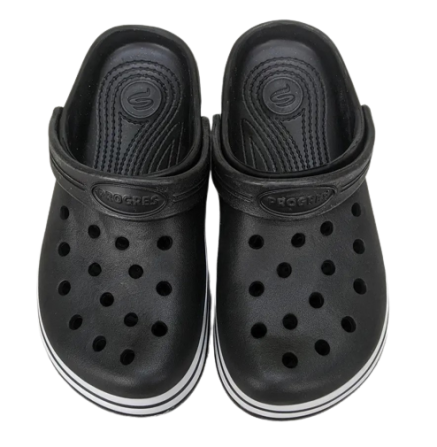 Крокси чорні сабо з великими дірками "Like Crocs" підліток. Київ - фото 8