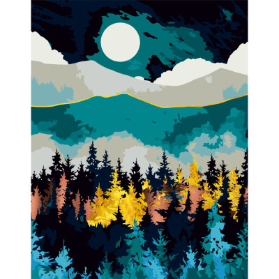 Картина по номерам Rosa Казковий пейзаж 1 35 х 45 см (4823098529798) Вінниця - фото 1