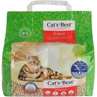 Наповнювач для туалету Cats Best Original Деревний грудкувальний 2.1 кг (5 л) (4002973302347) Вінниця