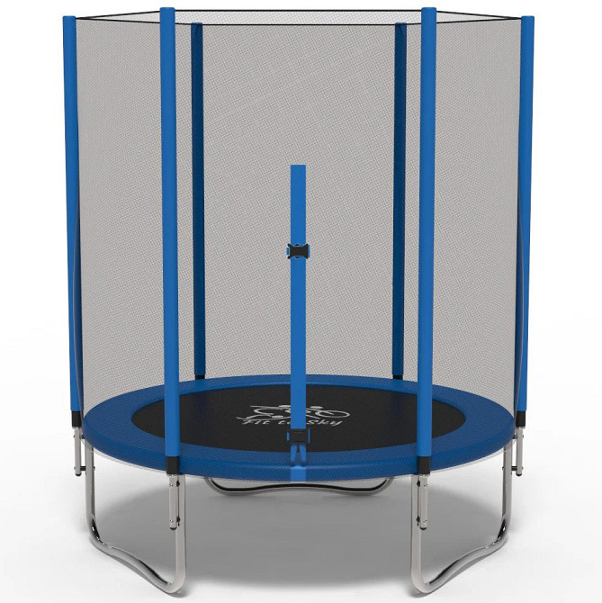 Батут FitToSky 140 см с защитной сеткой уличный домашний для детей Киев - изображение 2