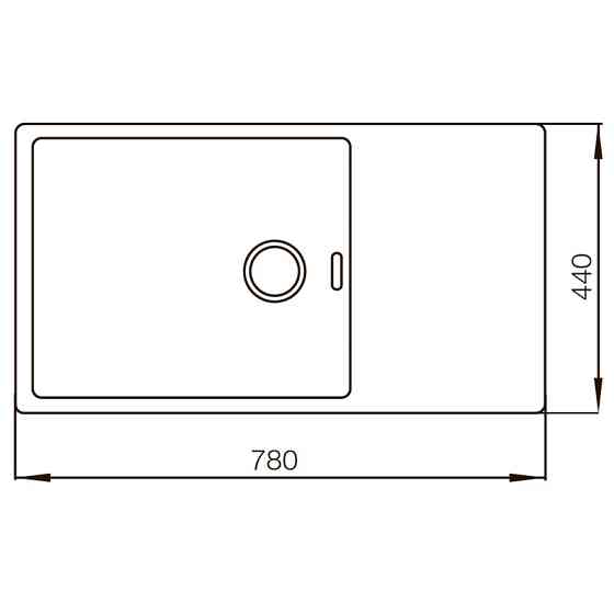 Мийка Mixxus MX7844-200x1.2-PVD-Bronze   ( MX0562 ) 39707 Харків