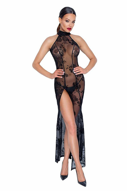 Довга сітчаста сукня Noir Handmade F239 Long tulle dress, M Sex Aura Київ - фото 1