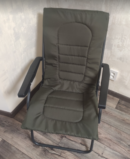 Кресло карповое для рыбалки складное 89*65*47 Vista Lux с подлокотниками / Стул туристический Кривой Рог - изображение 6