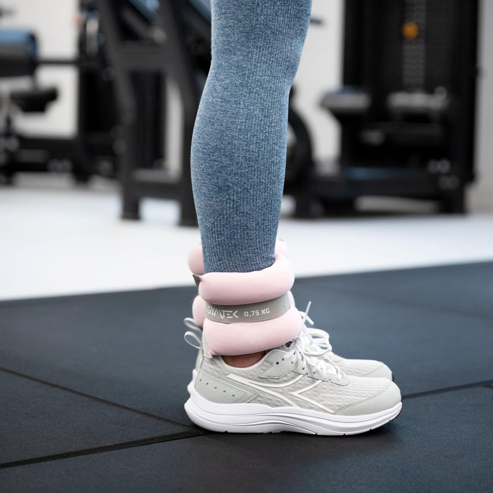 Утяжелители Gymtek для рук и ног 2 х 0,75кг розовый Киев - изображение 5